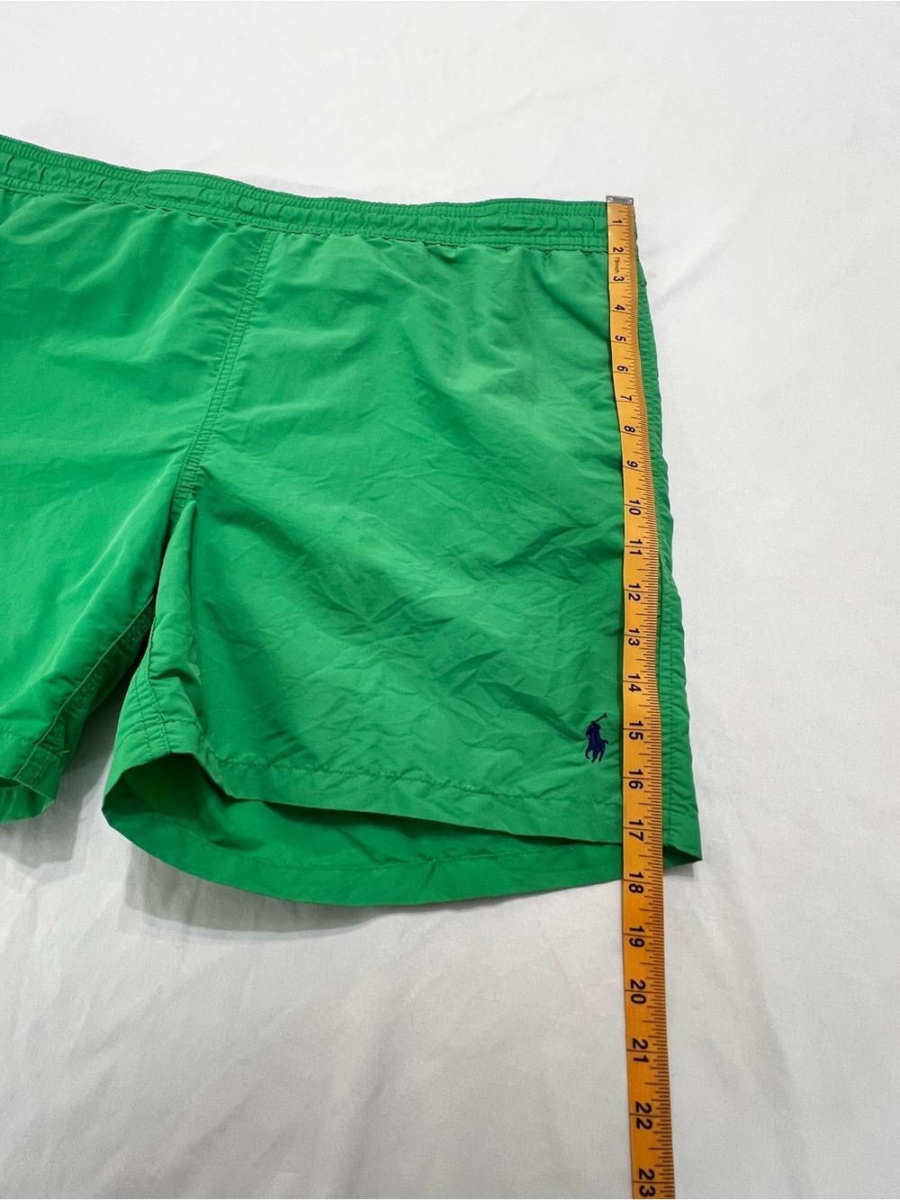Polo by Ralph Lauren Green Swim Trunks Preppy Size XL - Picture 4 of 15